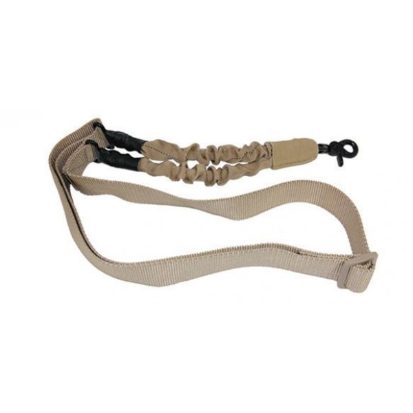 ONE POINT BUNGEE SLING WITH QD SNAP HOOK / DESERT TAN